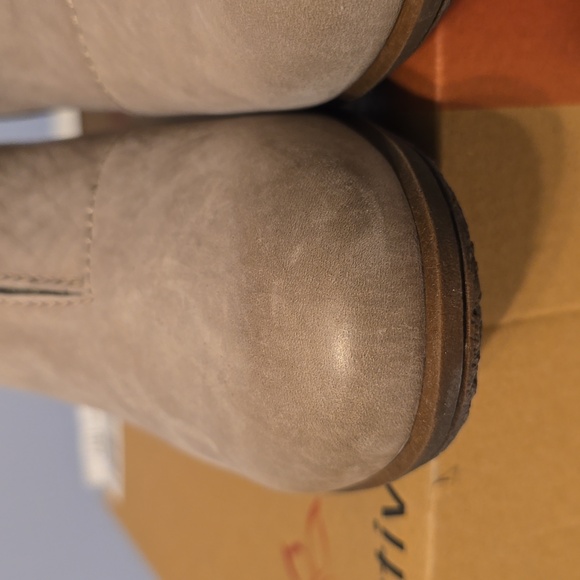 Comfortiva Leather Brianne Pietra Grey 9W Boots - Picture 5 of 16